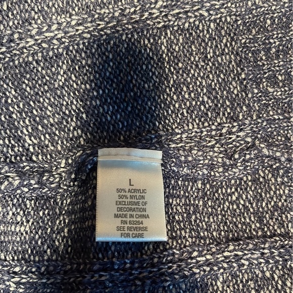 Navy Blue Dressbarn Cardigan - Picture 4 of 6